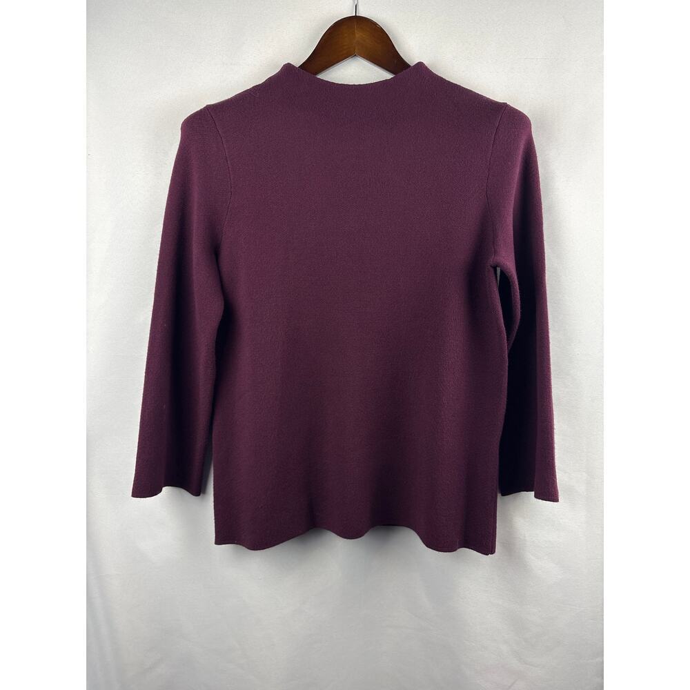 Women’s Chico’s Small Plum Mock Turtleneck Sweater